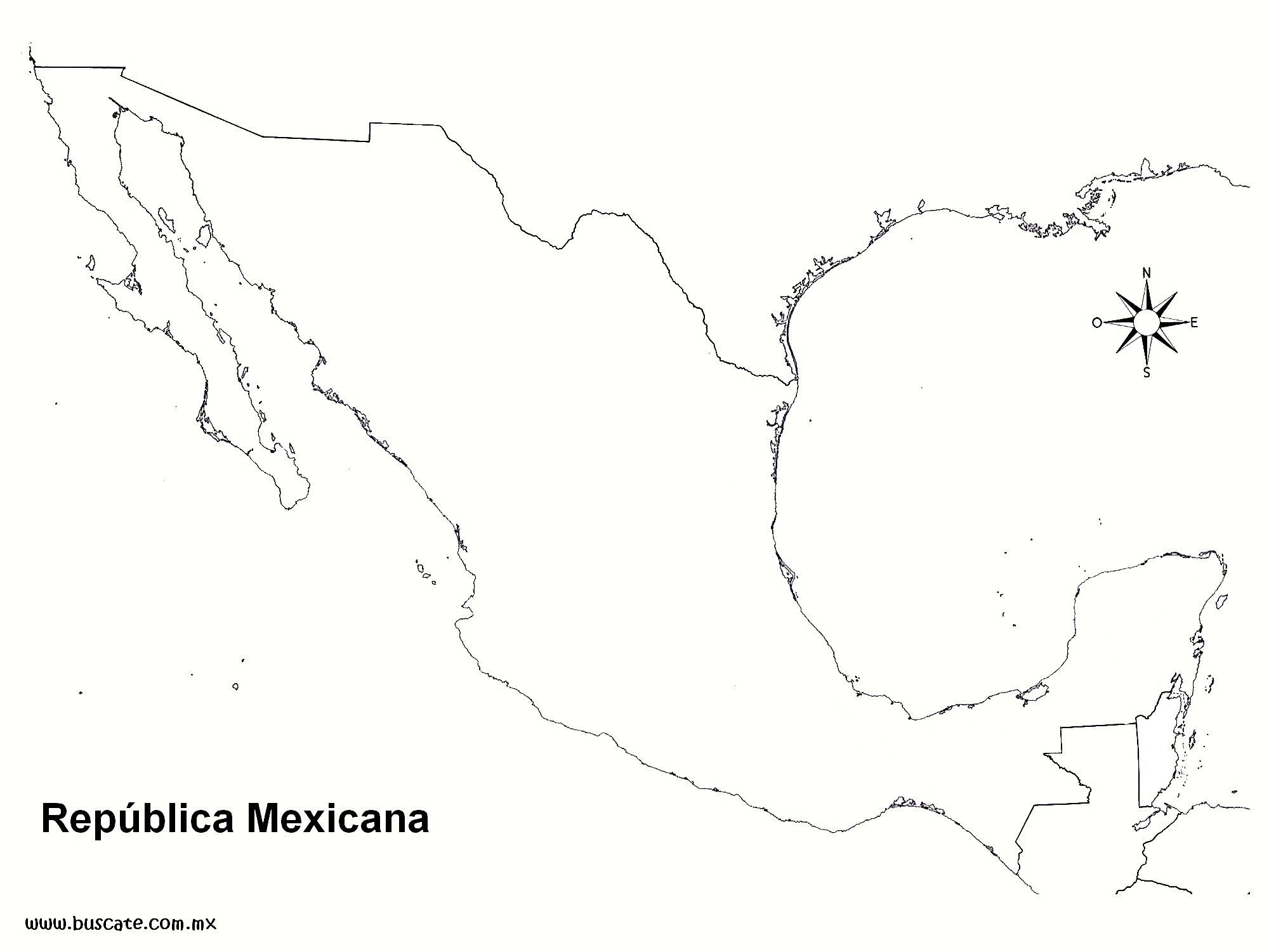 Mexico sin Division ni Nombres